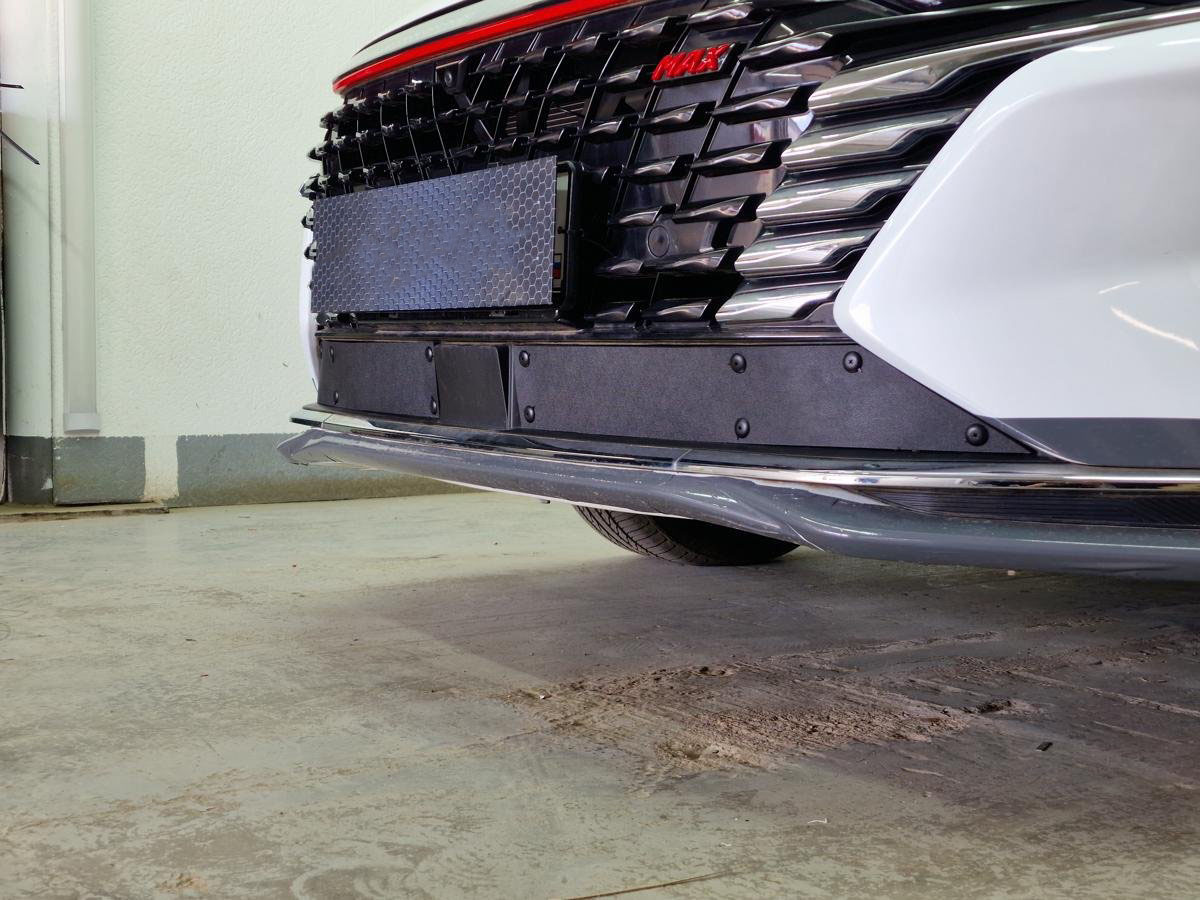 Зимняя заглушка радиатора к съемной сетке низ 2 части для Dongfeng Shine Max