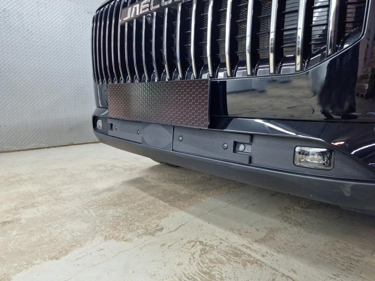 Зимняя заглушка радиатора к съемной сетке низ (2 части) для Jaecoo J7