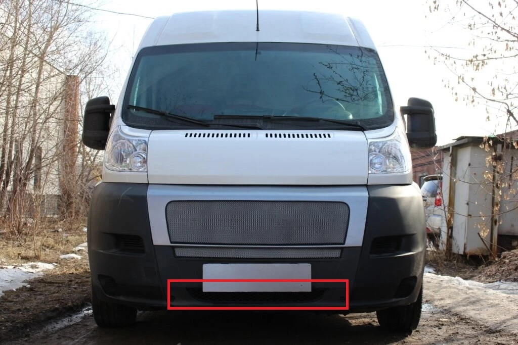 Защитная сетка радиатора низ для Fiat Ducato III