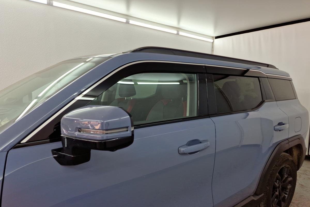 Дефлекторы окон 2D с хром накладками 6 шт. для Haval H3 I Рестайлинг