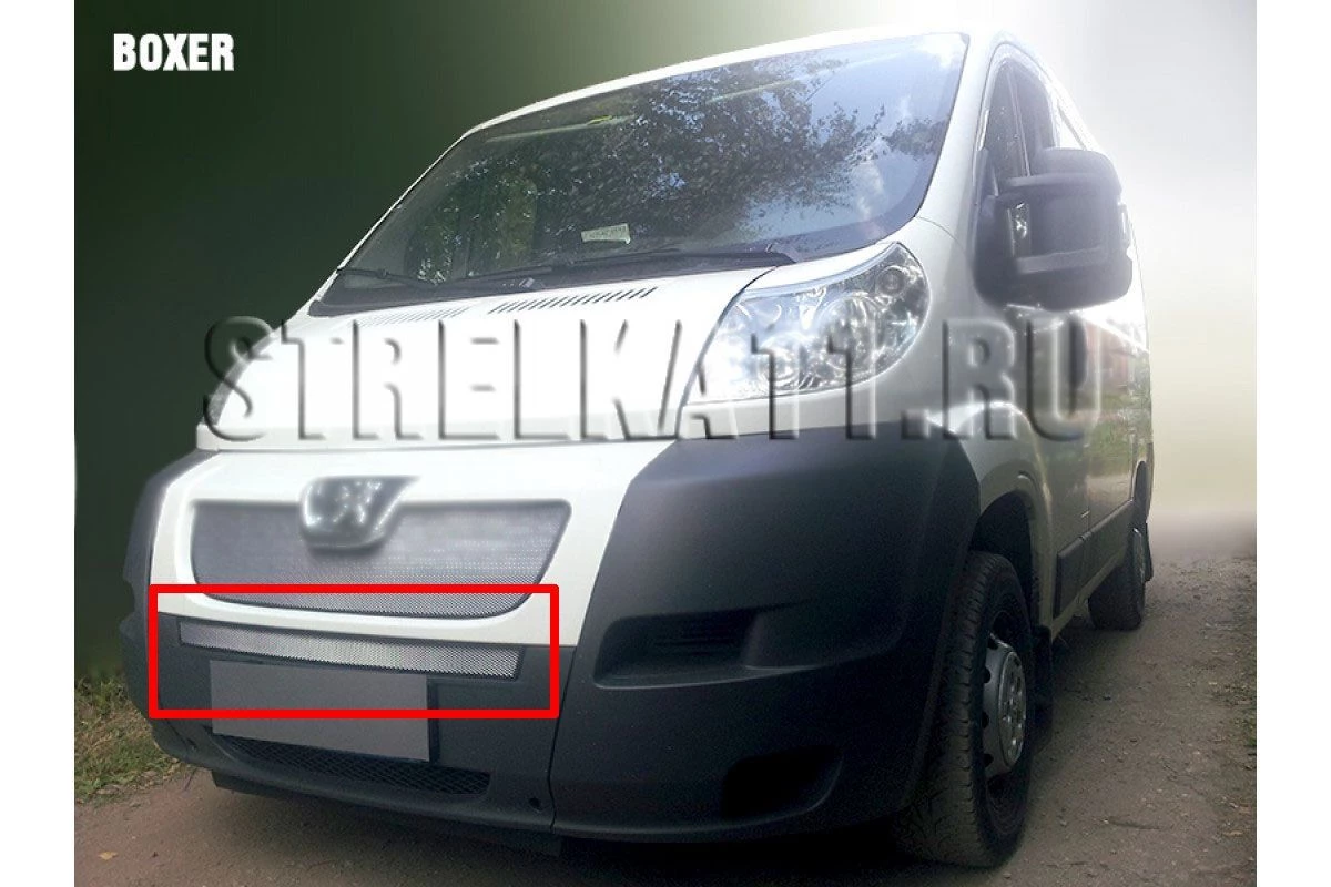 Защитная сетка радиатора центр для Peugeot Boxer II