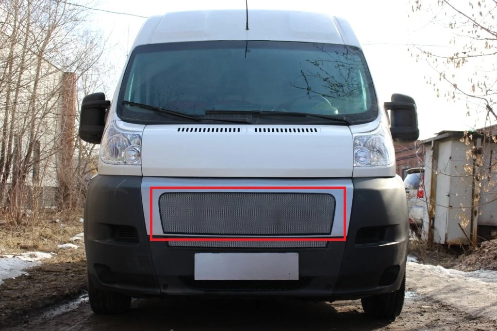 Защитная сетка радиатора верх для Fiat Ducato III