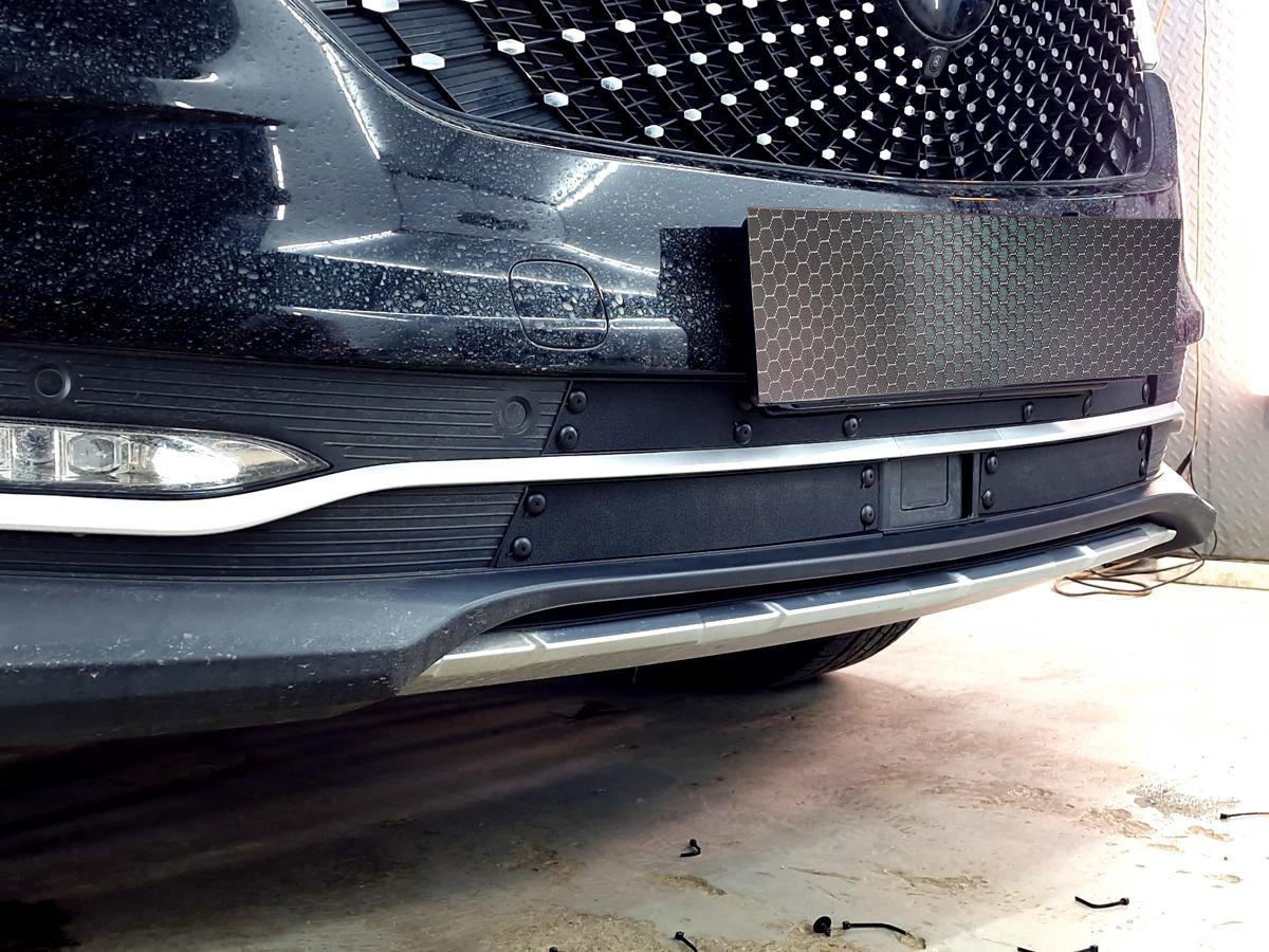 Зимняя заглушка радиатора к съемной сетке низ 3 части для Dongfeng Fengon ix7 I