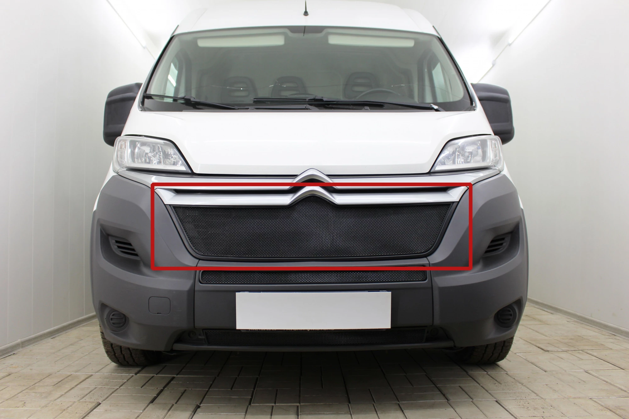 Защитная сетка радиатора верх для Citroen Jumper  II Рестайлинг