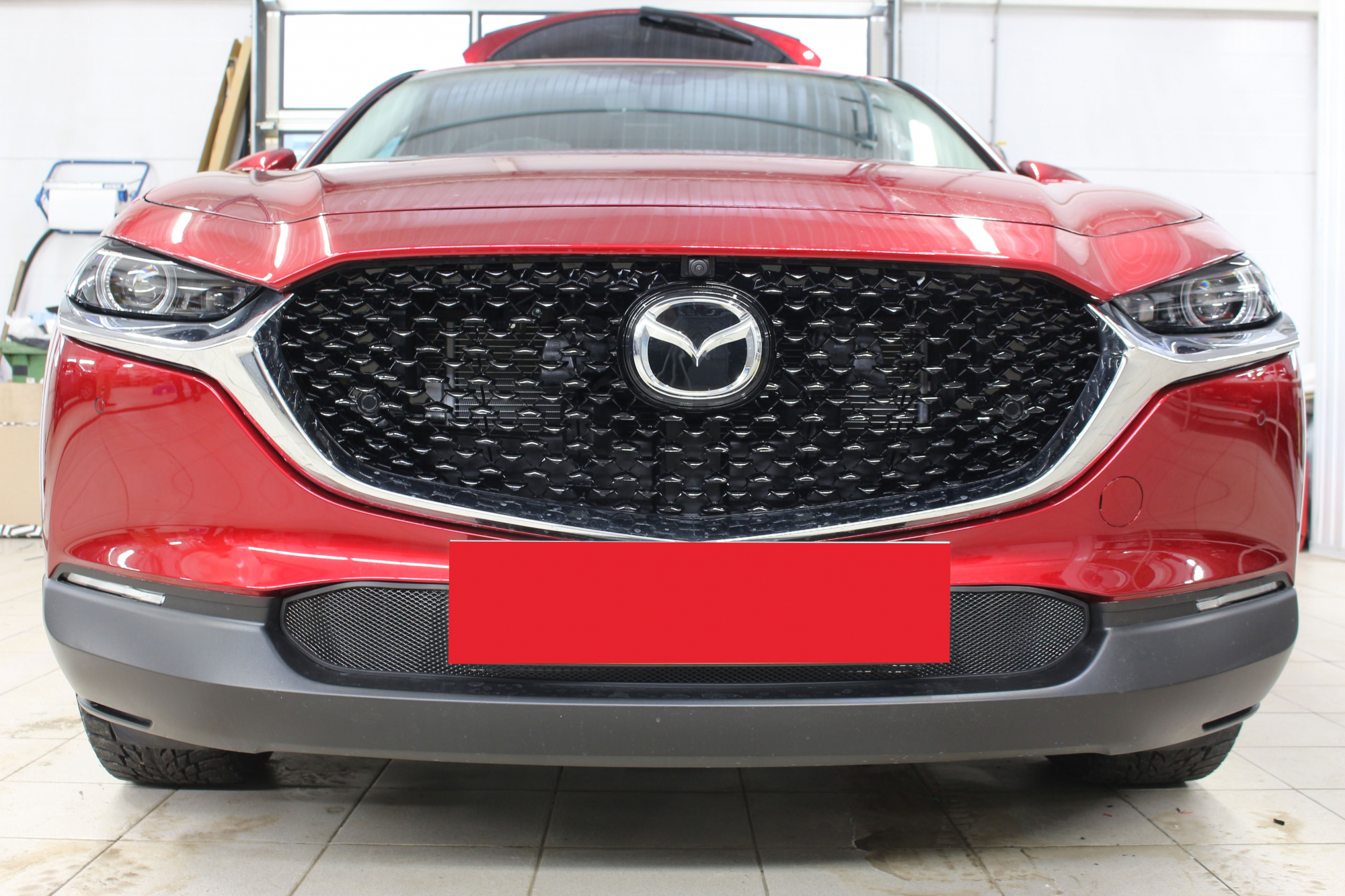 Защитная сетка радиатора низ для Mazda CX-30 I