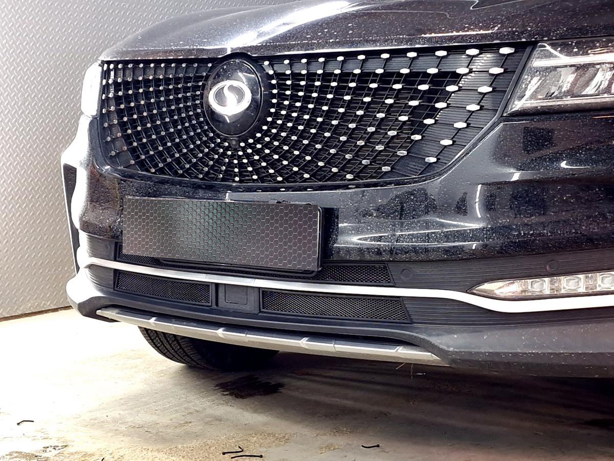 Защитная сетка радиатора низ 3 части для Dongfeng Fengon ix7 I