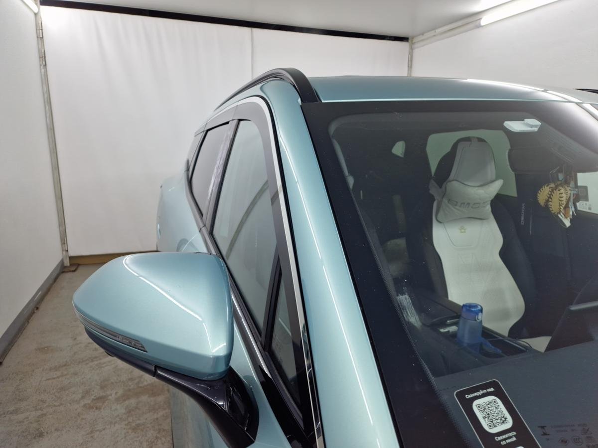 Дефлекторы окон 2D с хром накладками 6 шт. для Omoda C7 I