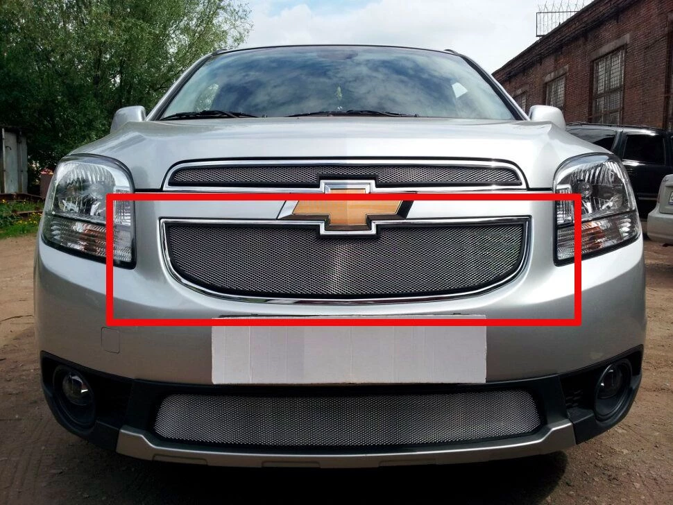 Защитная сетка радиатора центр для Chevrolet Orlando I