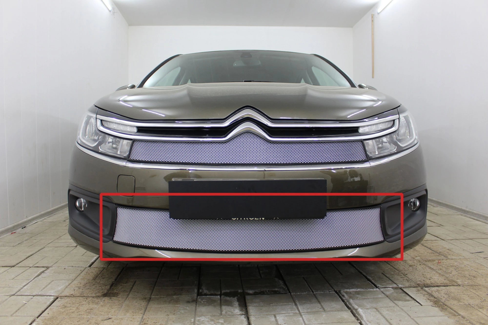 Защитная сетка радиатора низ для Citroen C4 II Рестайлинг