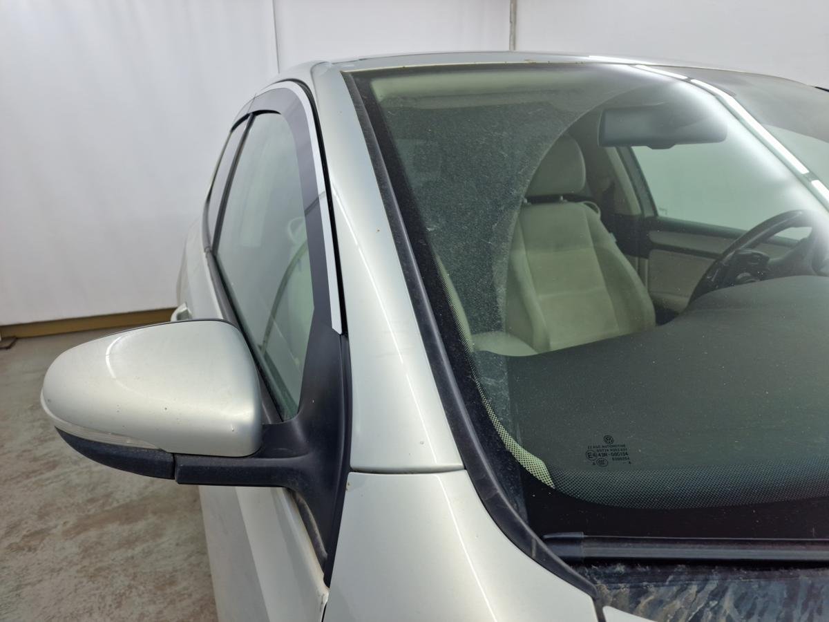 Дефлекторы окон 2D с хром накладками 4 шт. для Volkswagen Golf VI