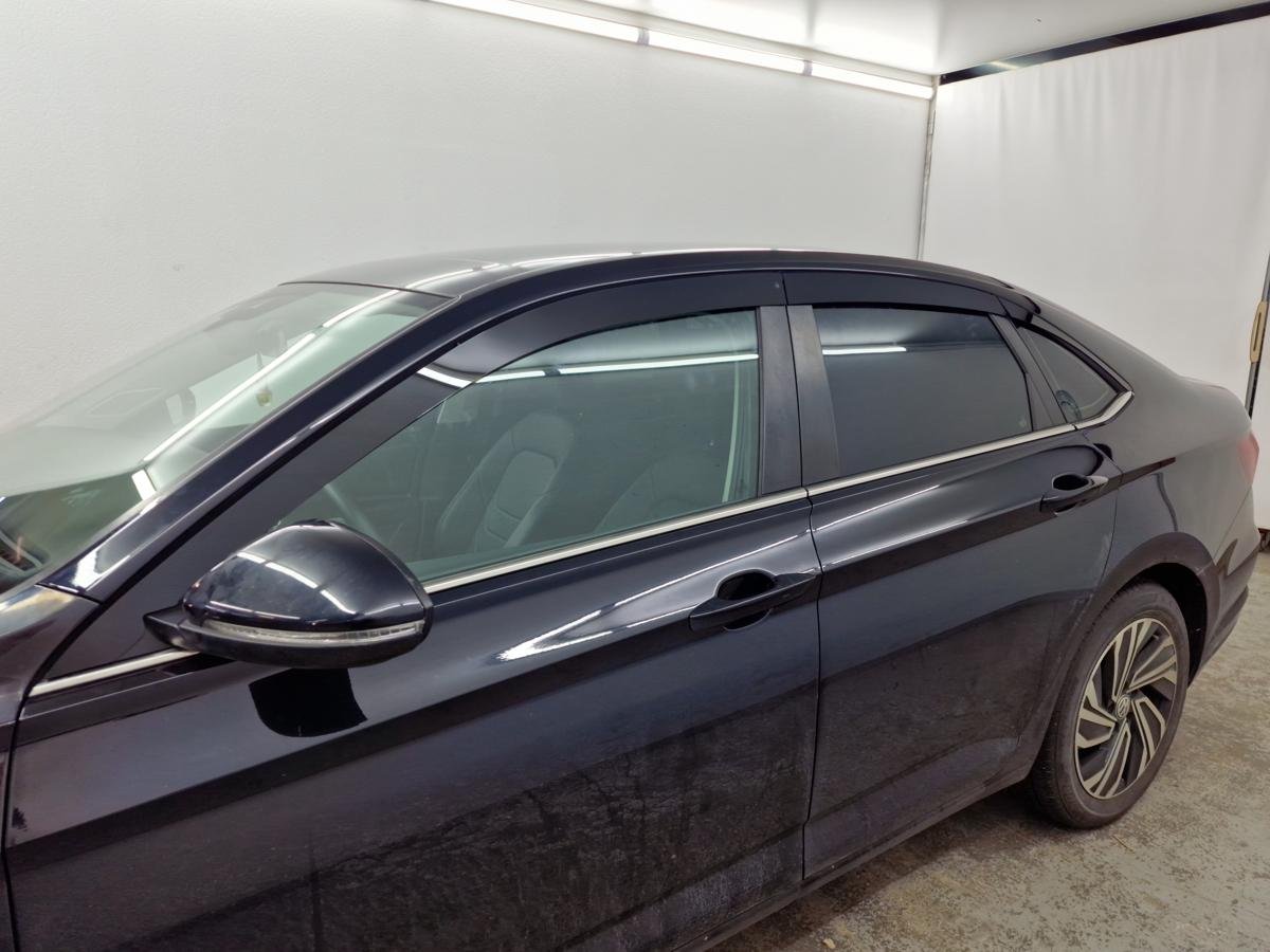 Дефлекторы окон 2D 6 шт. для Volkswagen Jetta VII Рестайлинг