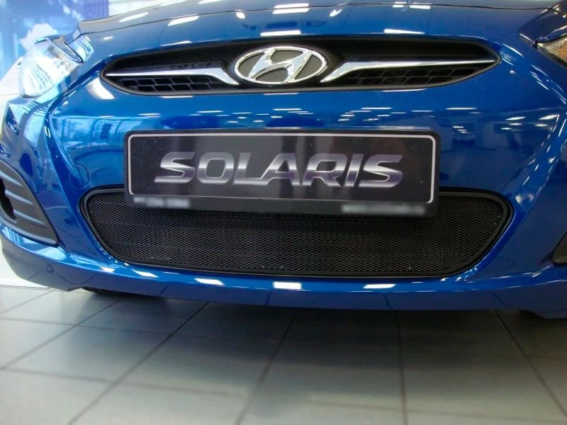 Защитная сетка радиатора для Hyundai Solaris I