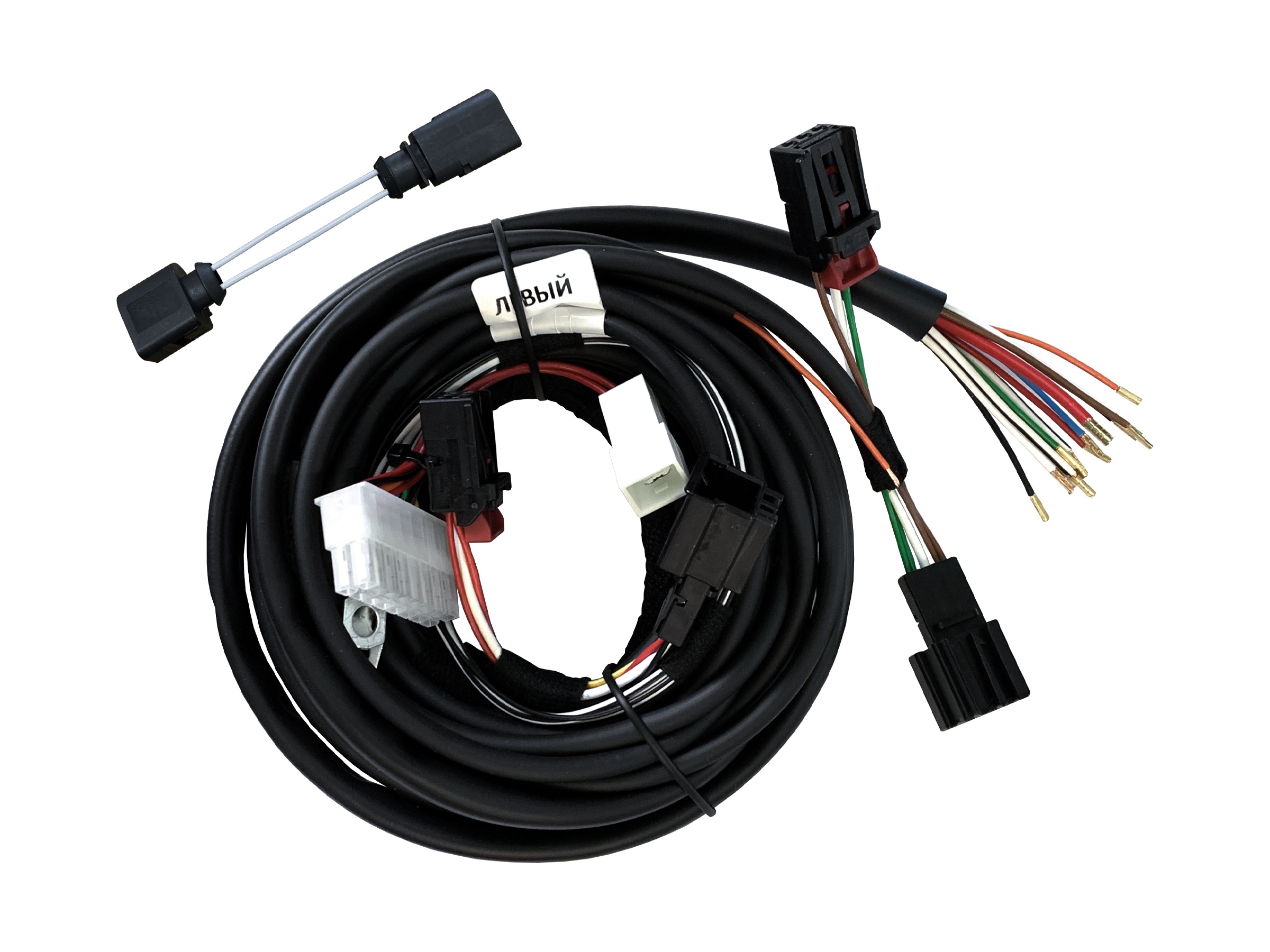 Комплект штатной электрики для фаркопа с блоком 7.2-7Pin для Volkswagen Touareg II Рестайлинг