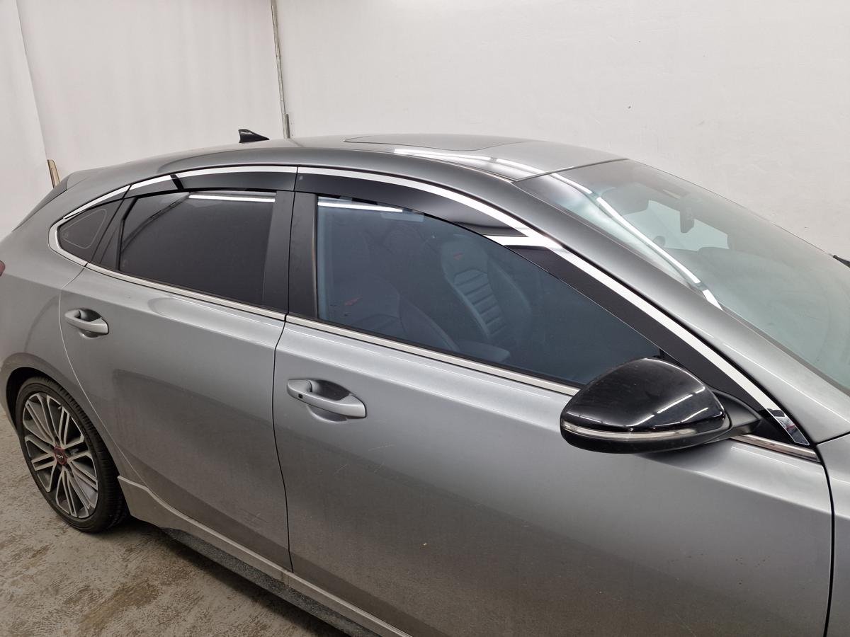 Дефлекторы окон 2D с хром накладками 6 шт. для Kia K3 I Рестайлинг