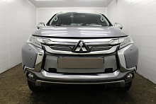 Защитная сетка радиатора низ для Mitsubishi Pajero Sport III