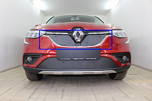 Зимняя заглушка радиатора на стяжке для Renault Arkana I