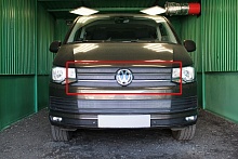 Защитная сетка радиатора верх 6 частей для Volkswagen Caravelle T6