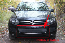 Защитная сетка радиатора центр для Volkswagen Touareg II