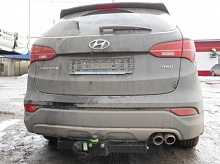 Фаркоп Leader с типом шара FC для Hyundai Santa Fe III Рестайлинг