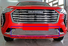 Зимняя заглушка радиатора на стяжке низ для Haval Jolion I