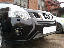 Защитная сетка радиатора низ для Nissan X-Trail II Рестайлинг