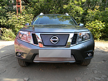 Защитная сетка радиатора верх для Nissan Terrano III (D10)