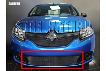 Защитная сетка радиатора для Renault Sandero II