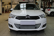 Защитная сетка радиатора низ с парктроником для Citroen C4 II