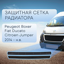 Защитная сетка радиатора для Fiat Ducato III Рестайлинг