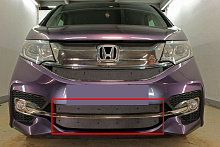 Зимняя заглушка радиатора на стяжке низ для Honda Stepwgn V