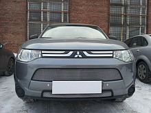 Защитная сетка радиатора комплект 2 части для Mitsubishi Outlander III